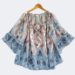 🎉5 for $45🎉 indigo rose top blouse shirt size 2X